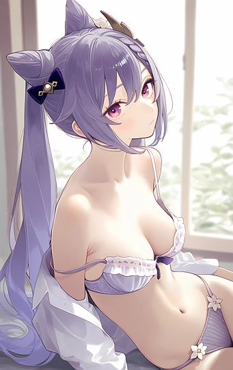 下着刻晴..-草丛看图