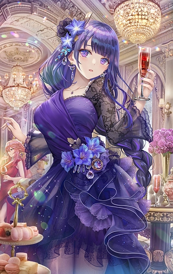 異国の社交界に参加する雷電将軍-草丛看图