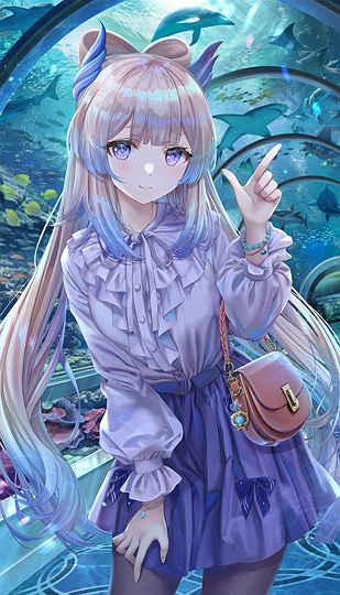 心海ちゃんと水族館-草丛看图