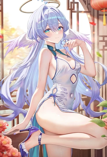 旗袍知更鳥-草丛看图