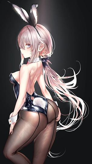 バニー9A-91ちゃん-草丛看图