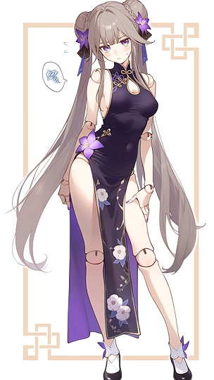 ヘルタ (チャイナドレス)-草丛看图