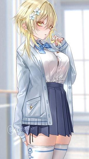 とてもいい香りがする美少女転校生-草丛看图