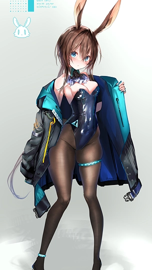 アーミヤちゃんバニー-草丛看图