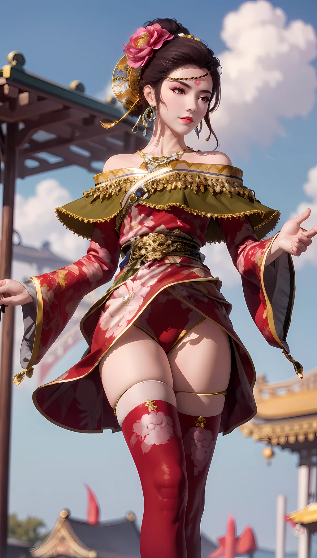 图片[2]-AI绘画 1016 秦时明月-花影[48P]-草丛看图