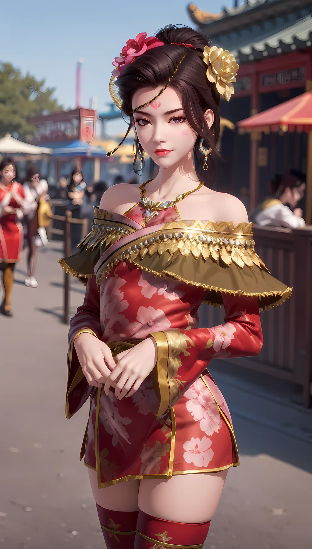 图片[1]-AI绘画 1016 秦时明月-花影[48P]-草丛看图