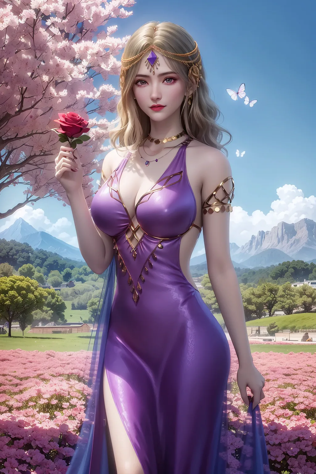 图片[3]-AI绘画 1017 紫川-卡丹公主[20P]-草丛看图