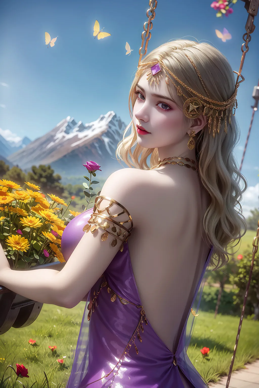 图片[5]-AI绘画 1017 紫川-卡丹公主[20P]-草丛看图