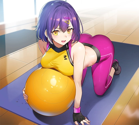 ボールでストレッチ-草丛看图