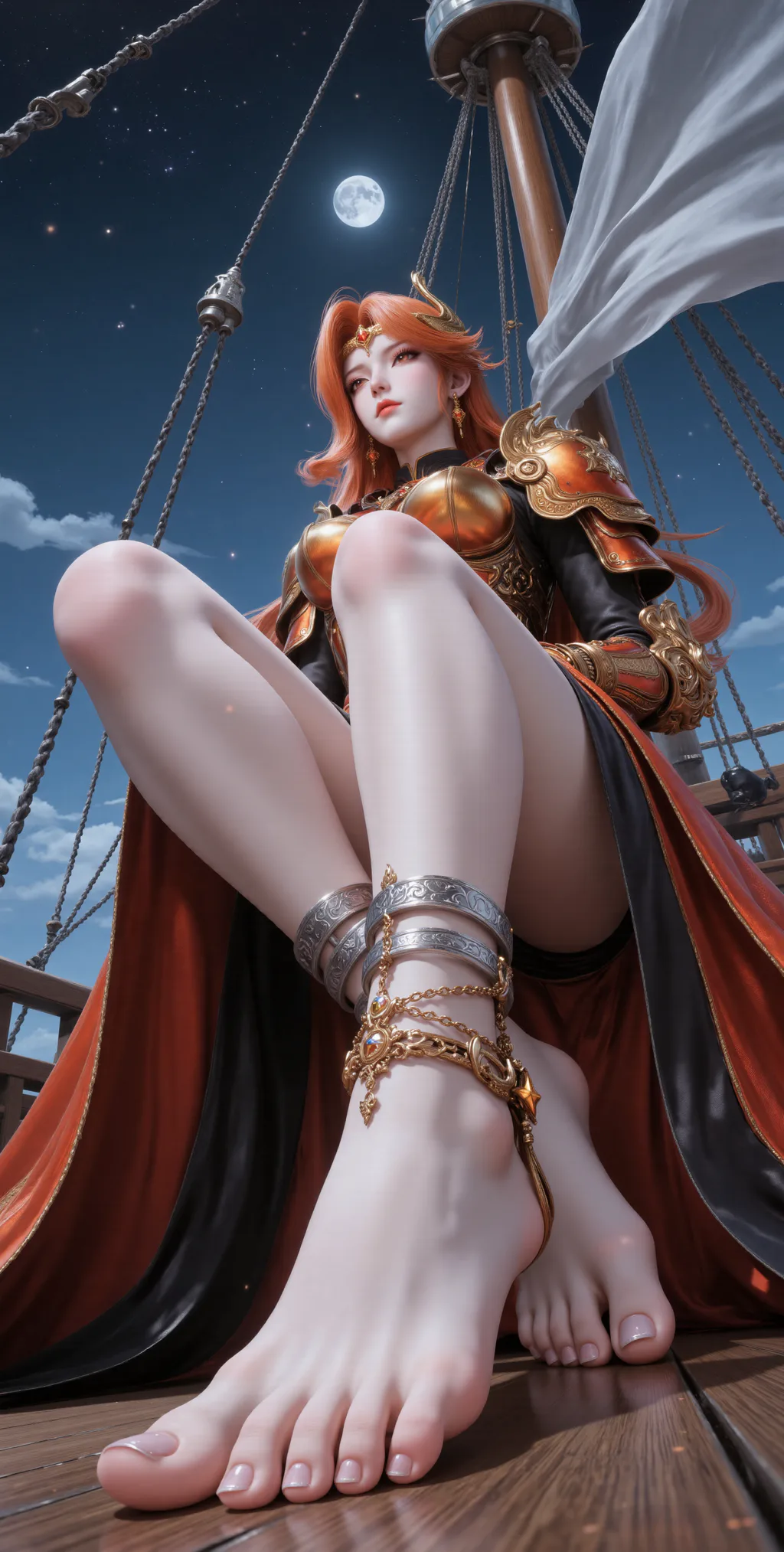 图片[3]-AI绘画 1023 橘子战甲[35P]-草丛看图