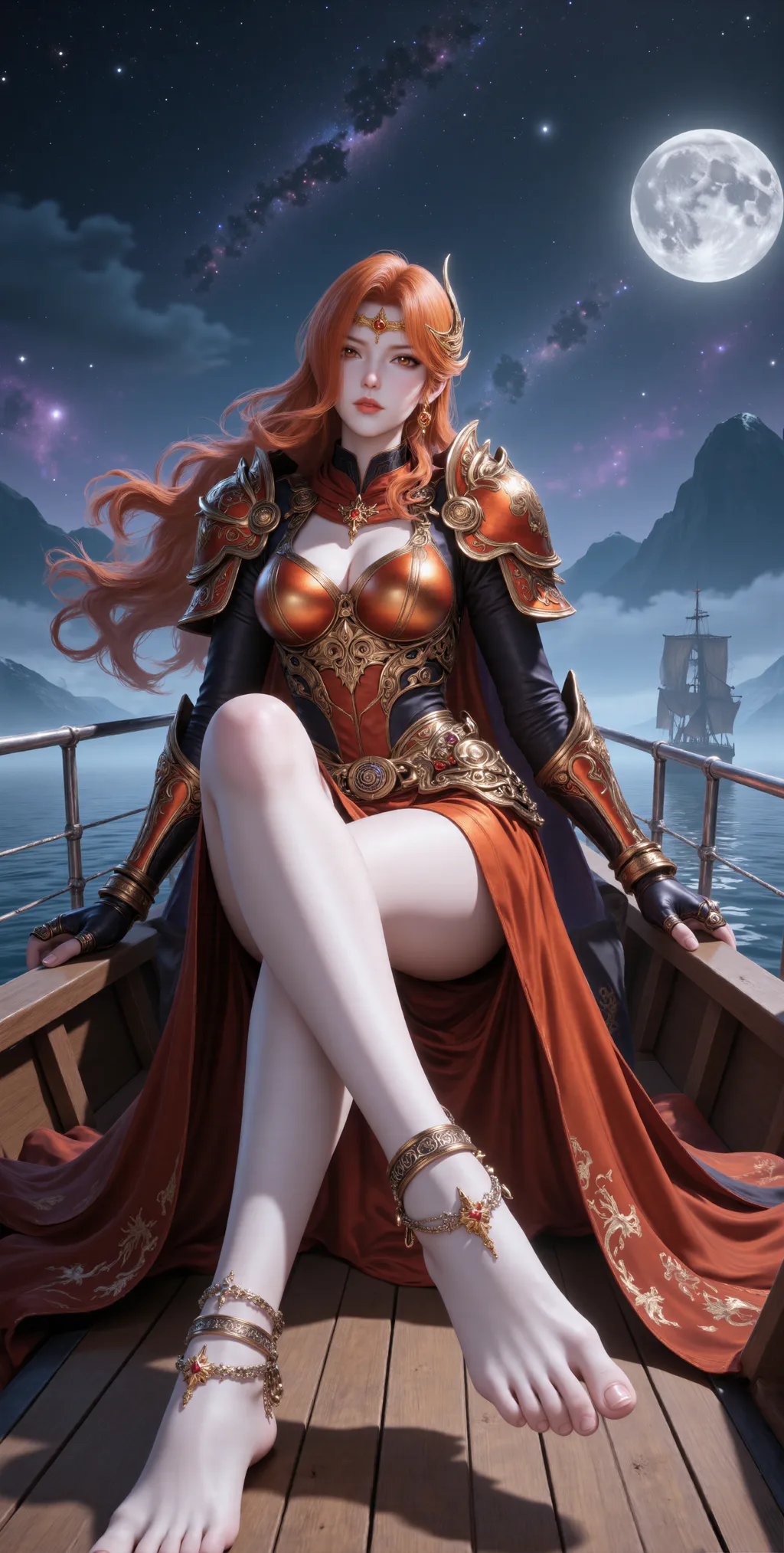 图片[4]-AI绘画 1023 橘子战甲[35P]-草丛看图