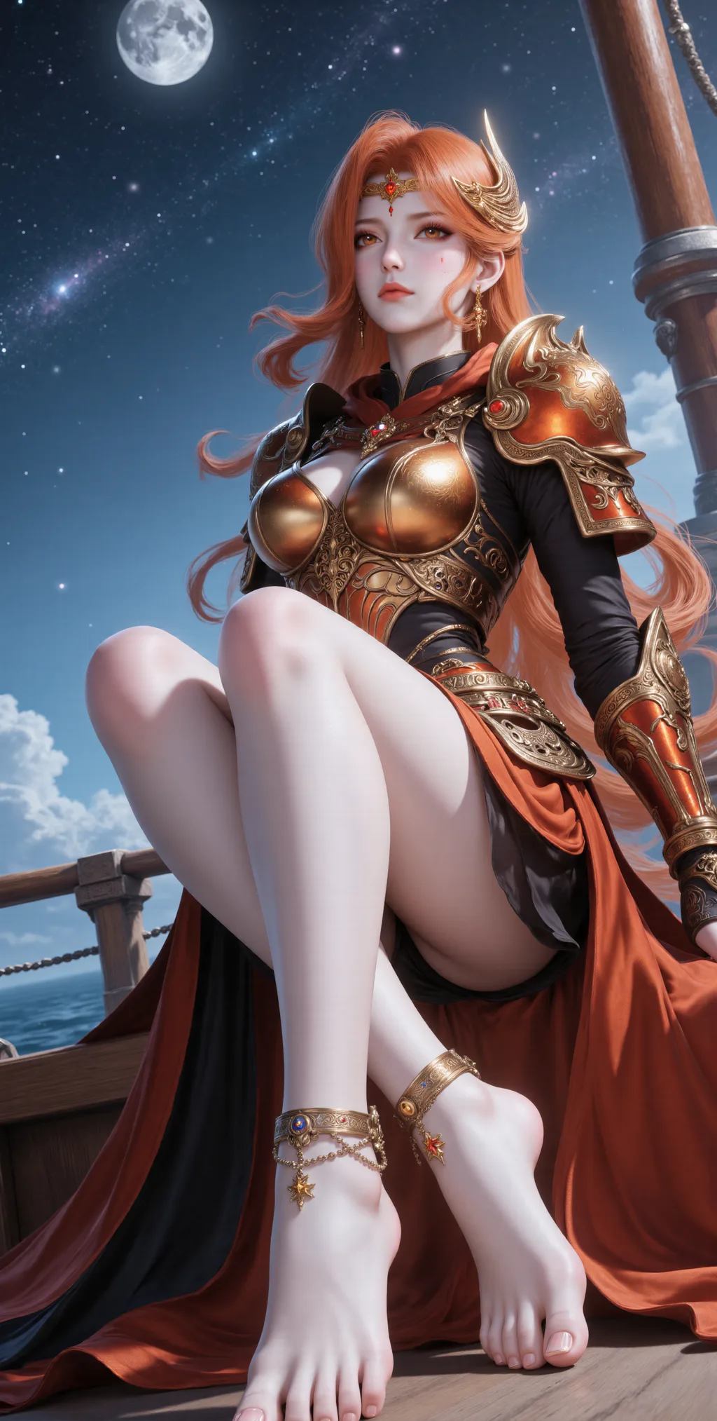 图片[5]-AI绘画 1023 橘子战甲[35P]-草丛看图