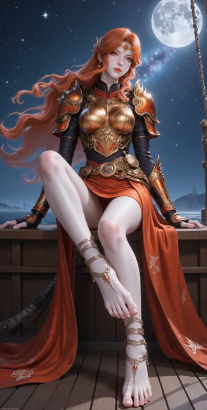 AI绘画 1023 橘子战甲[35P]-草丛看图