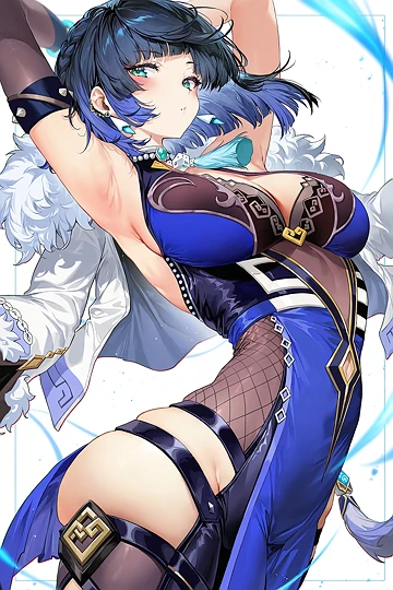 夜蘭／Yelan 🟦-草丛看图