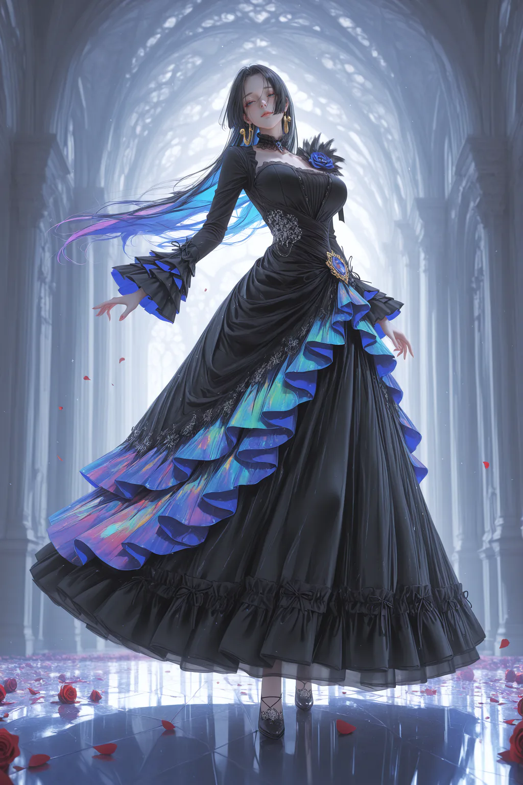 图片[4]-AI绘画 1035 女帝[21P]-草丛看图