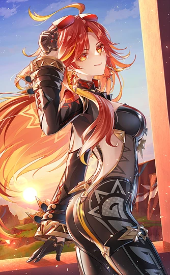 この夕陽とともに-草丛看图