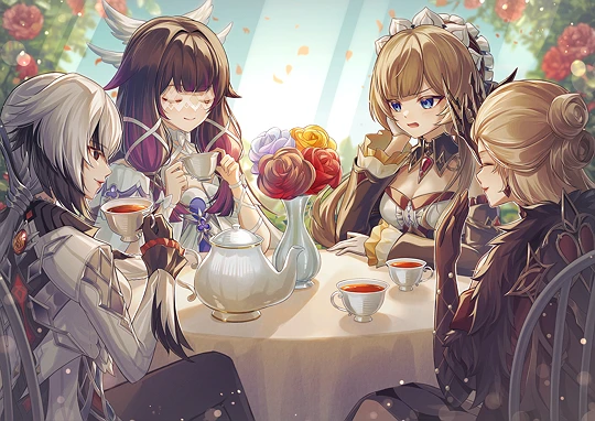 在りし日のティータイム-草丛看图