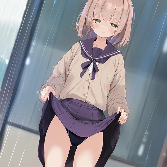 雨の日2-草丛看图