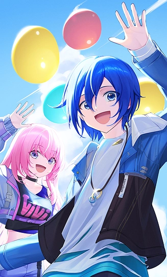 KAITO & LUKA-草丛看图