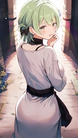 王妃様と散歩-草丛看图