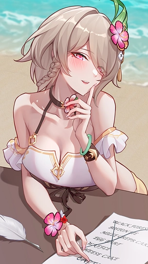 汐染沙眠-草丛看图