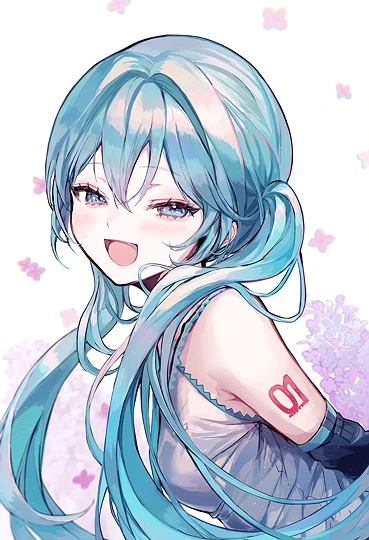 おさげミクちゃん！-草丛看图