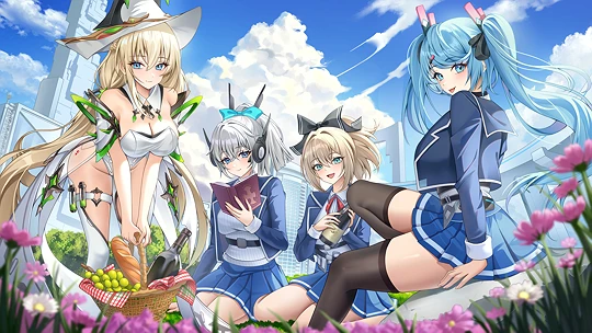 戦場のひととき － 都会の中のピクニック-草丛看图