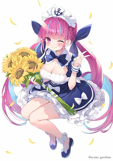 あくあちゃん-草丛看图