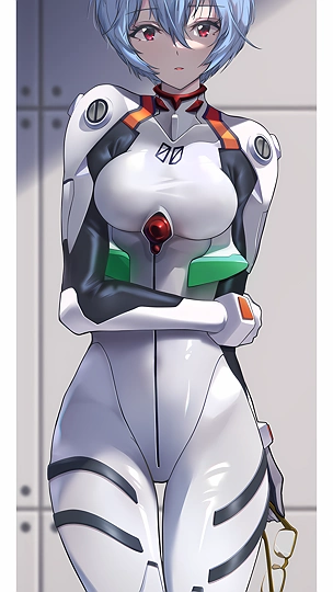 綾波レイ-草丛看图