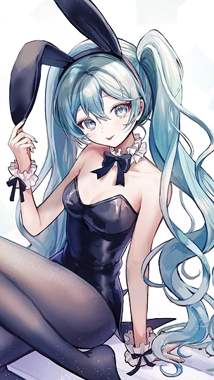 ばにーみく-草丛看图