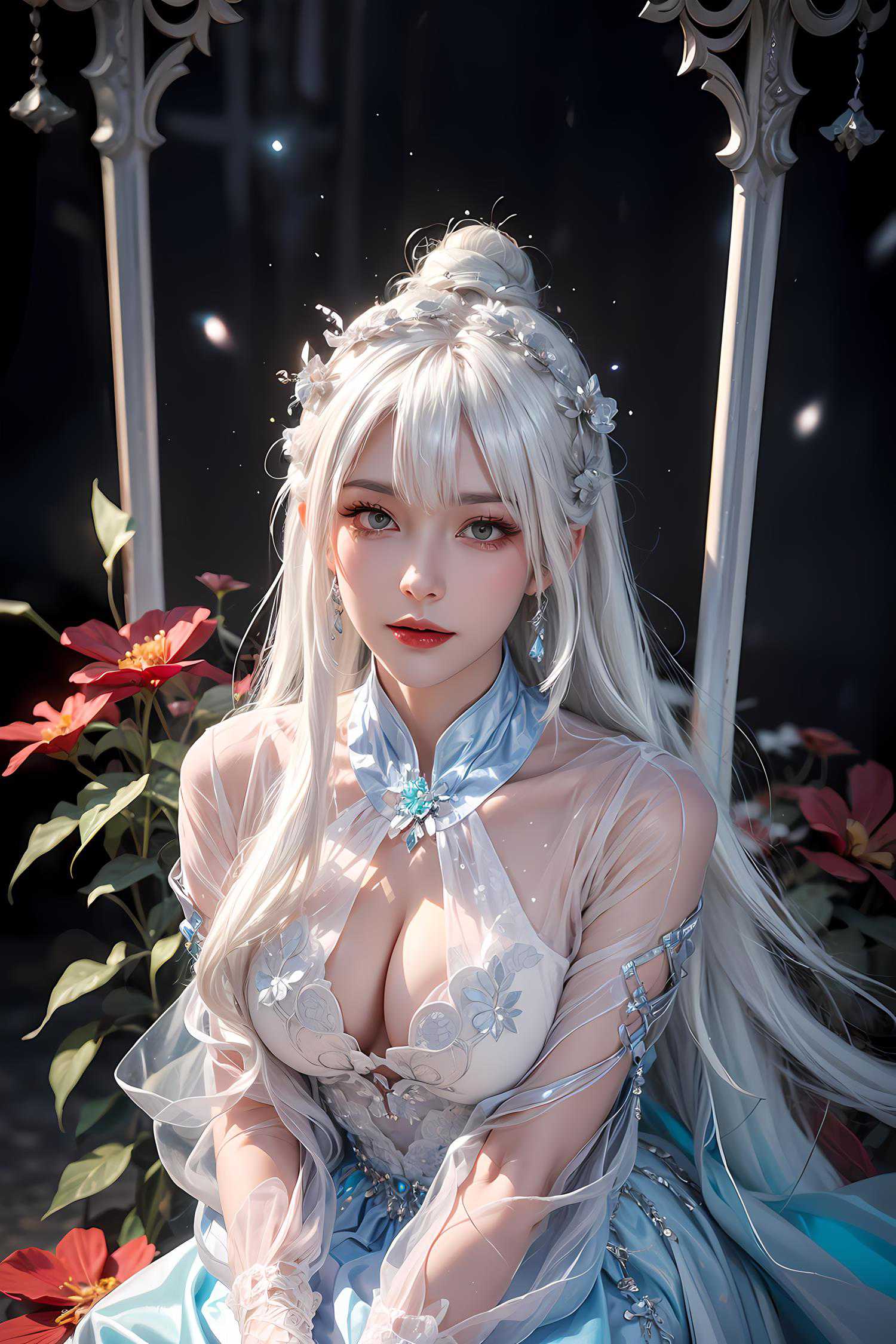 图片[3]-精选AI绘画 382 顾清寒[28P]-草丛看图