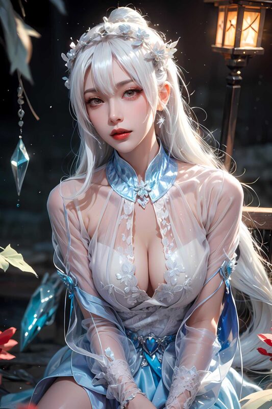 精选AI绘画 382 顾清寒[28P]-草丛看图