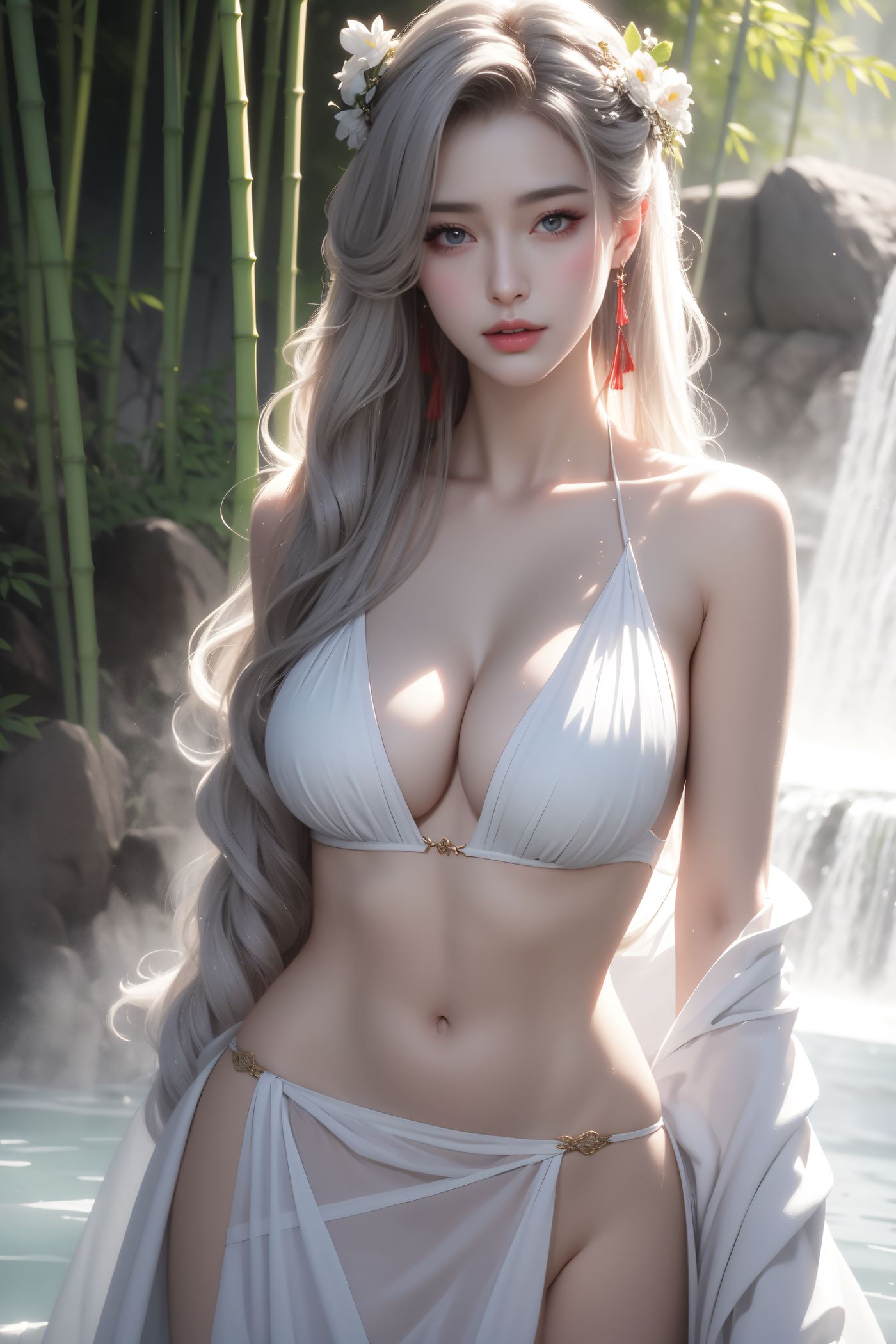 图片[7]-精选AI绘画 484 仙女出浴[54P]-草丛看图