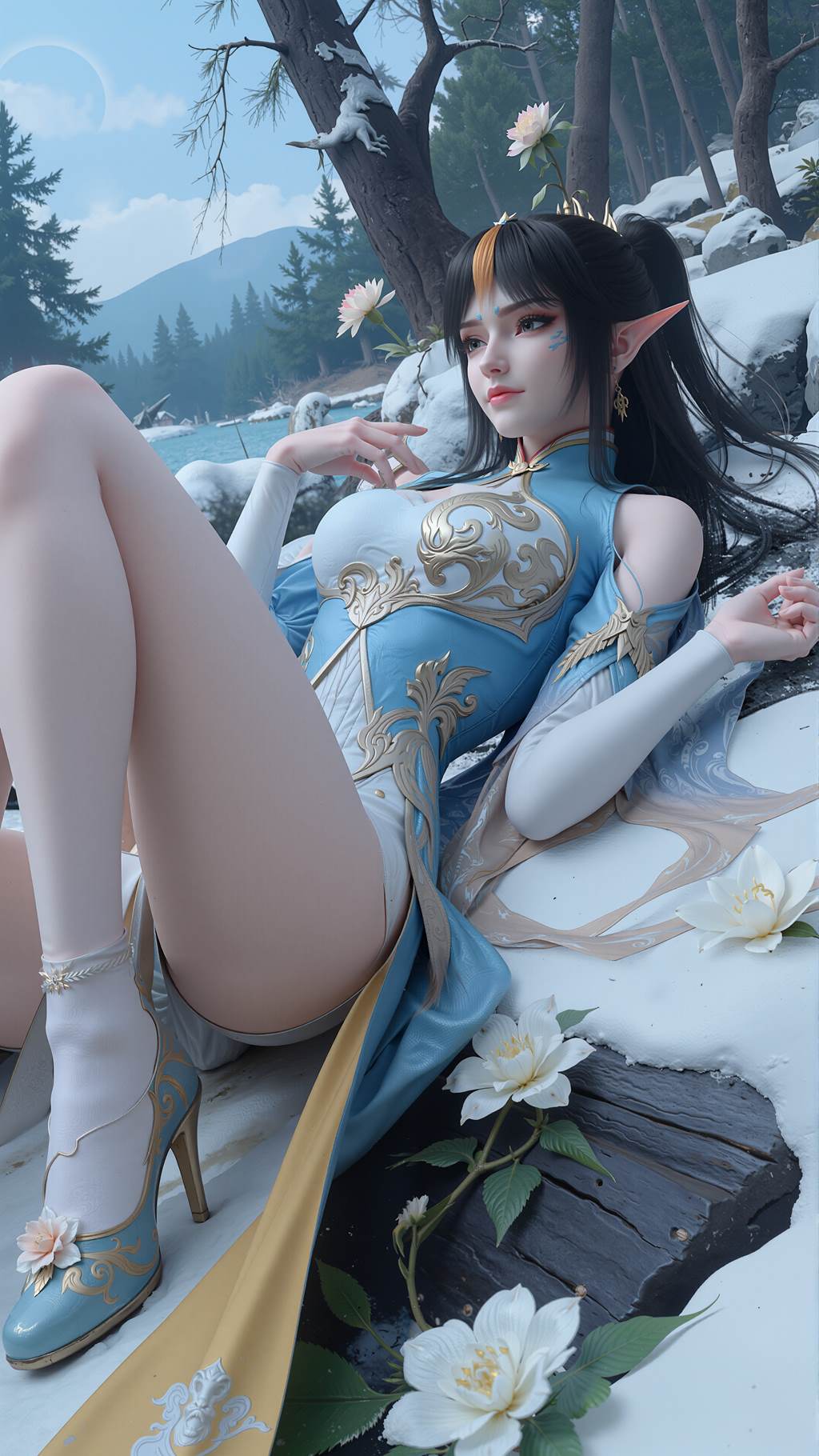 图片[5]-精选AI绘画 762 斗破苍穹-凤清儿[14P]-草丛看图