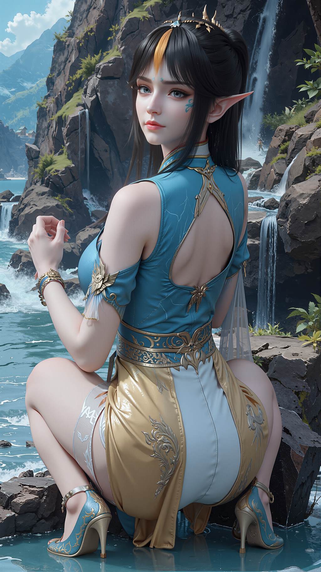 图片[8]-精选AI绘画 762 斗破苍穹-凤清儿[14P]-草丛看图