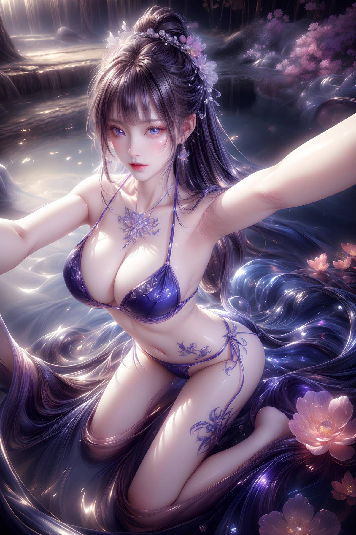 图片[4]-精选AI绘画 438 少女[72P]-草丛看图