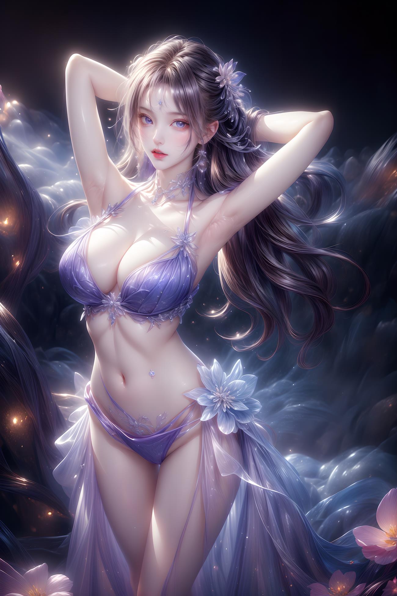 图片[8]-精选AI绘画 438 少女[72P]-草丛看图