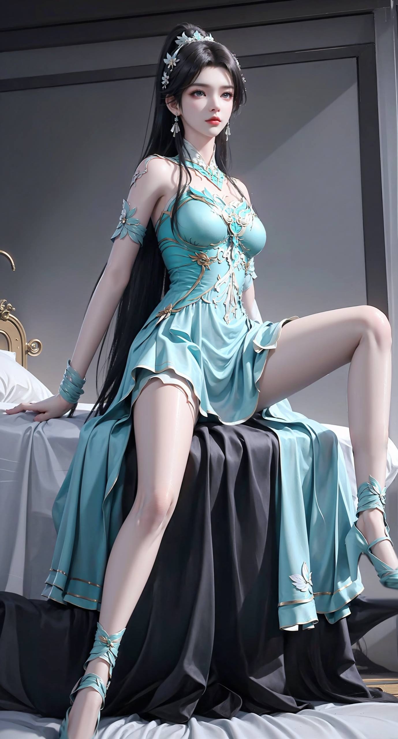 图片[2]-精选AI绘画 557 萧熏儿（多看报系列）[27P]-草丛看图