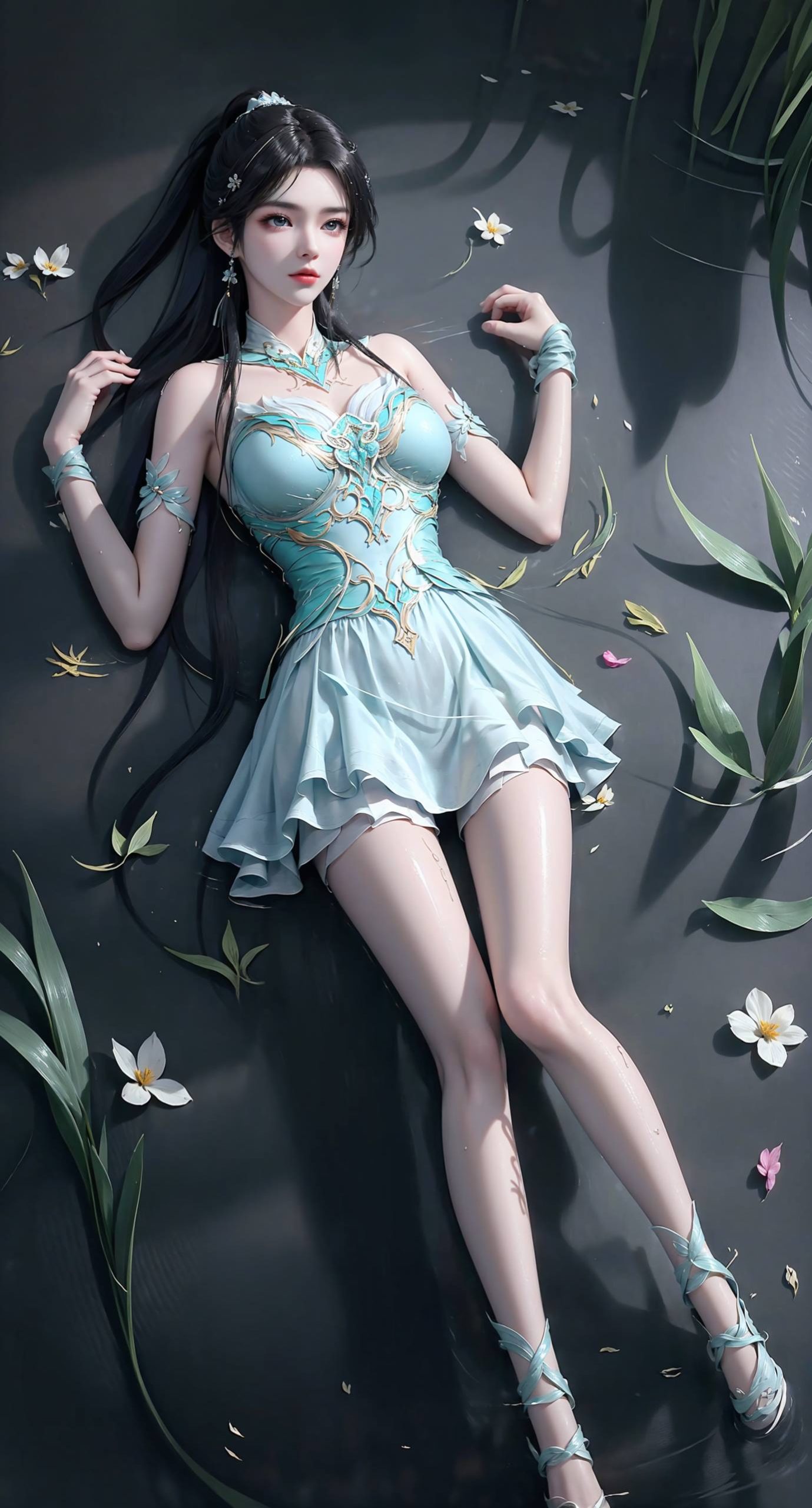 图片[5]-精选AI绘画 557 萧熏儿（多看报系列）[27P]-草丛看图