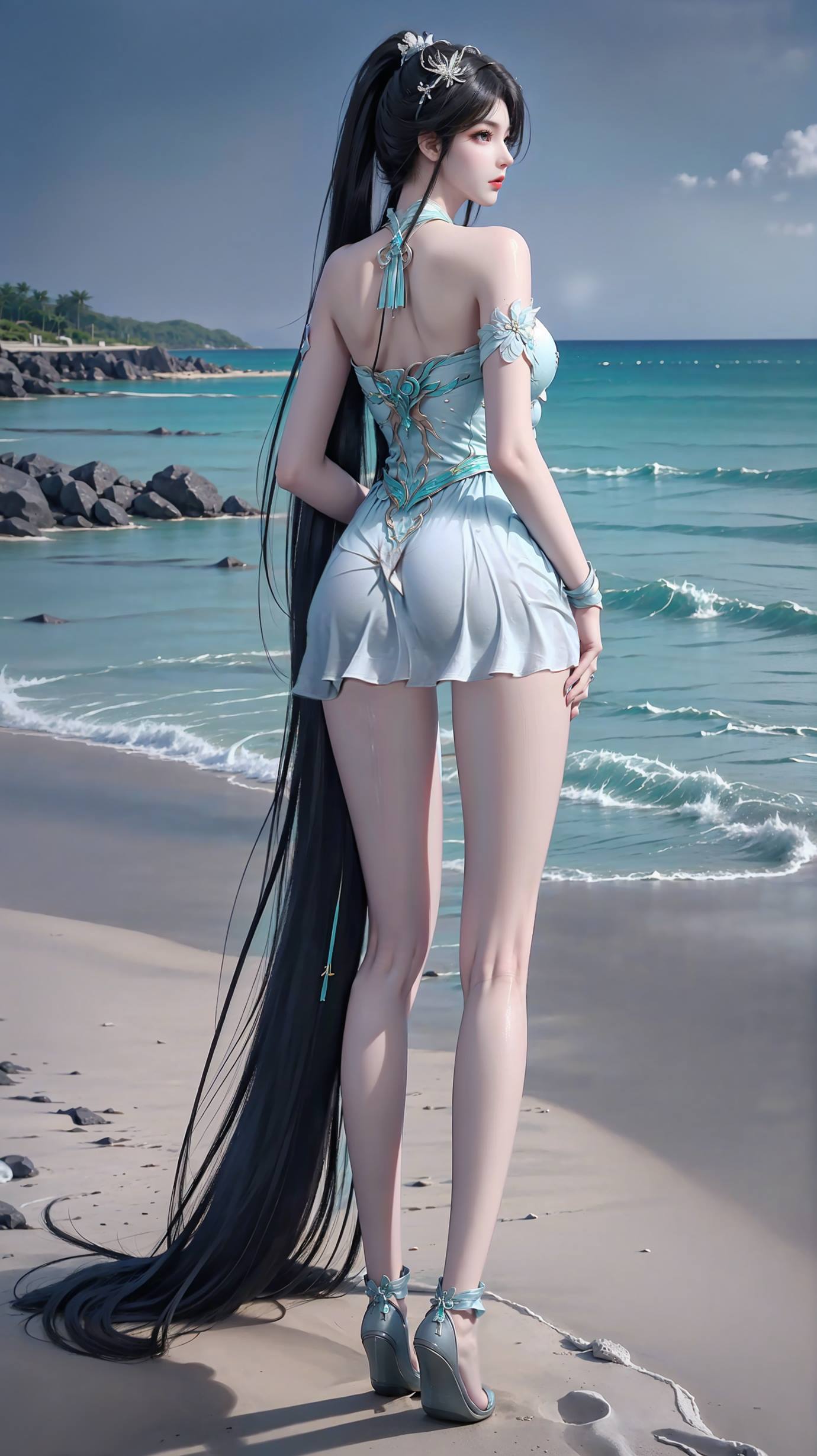 图片[7]-精选AI绘画 557 萧熏儿（多看报系列）[27P]-草丛看图