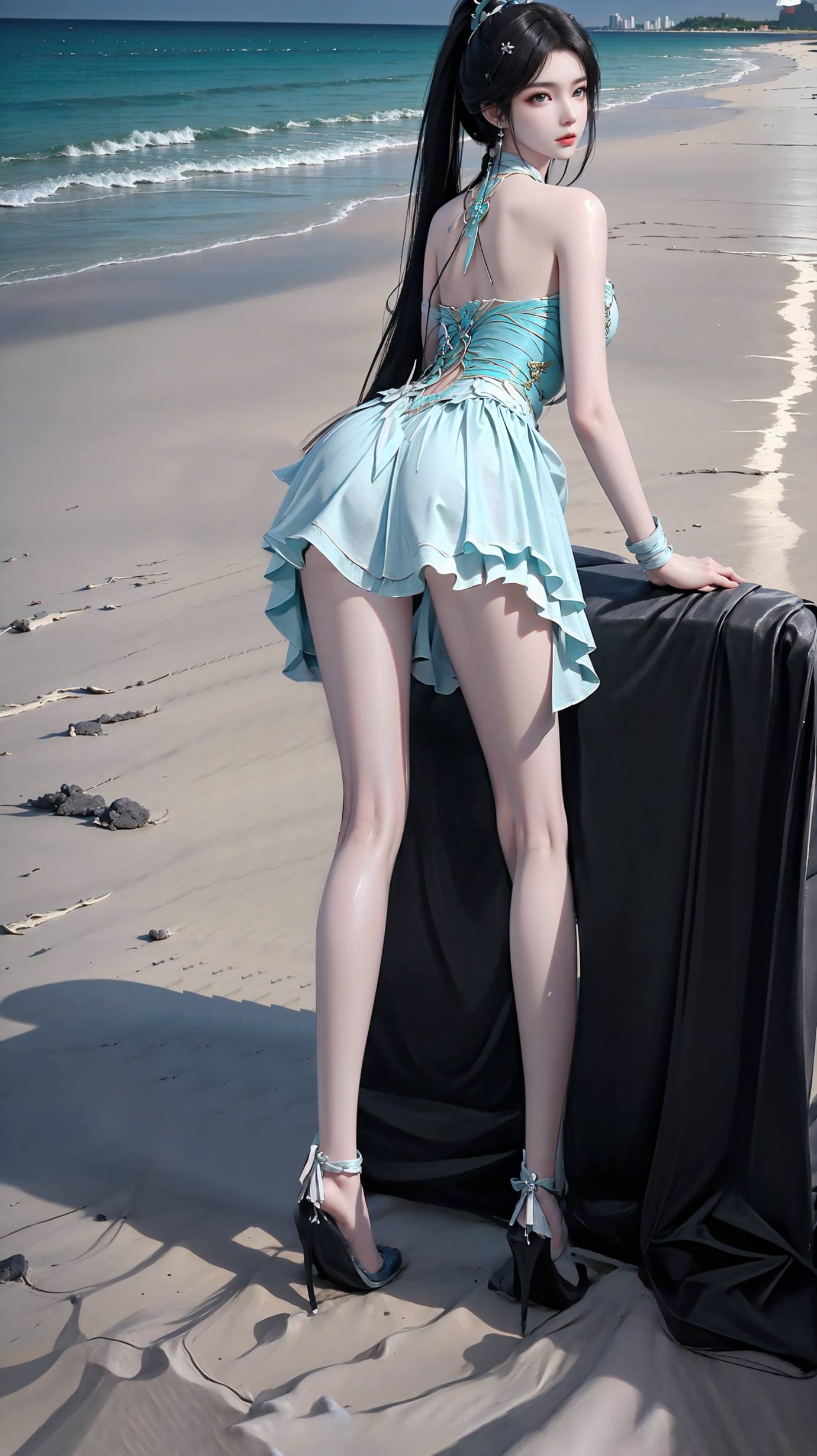 图片[8]-精选AI绘画 557 萧熏儿（多看报系列）[27P]-草丛看图