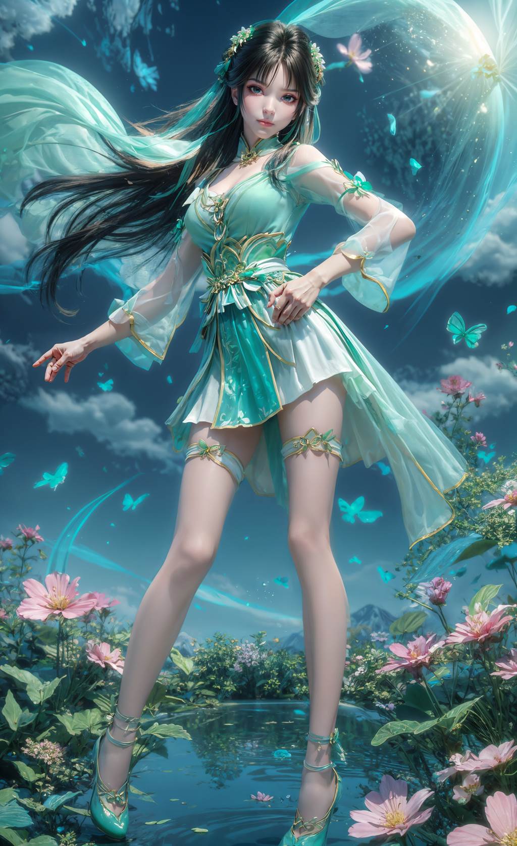 图片[3]-精选AI绘画 758 诛仙-碧瑶[24P]-草丛看图