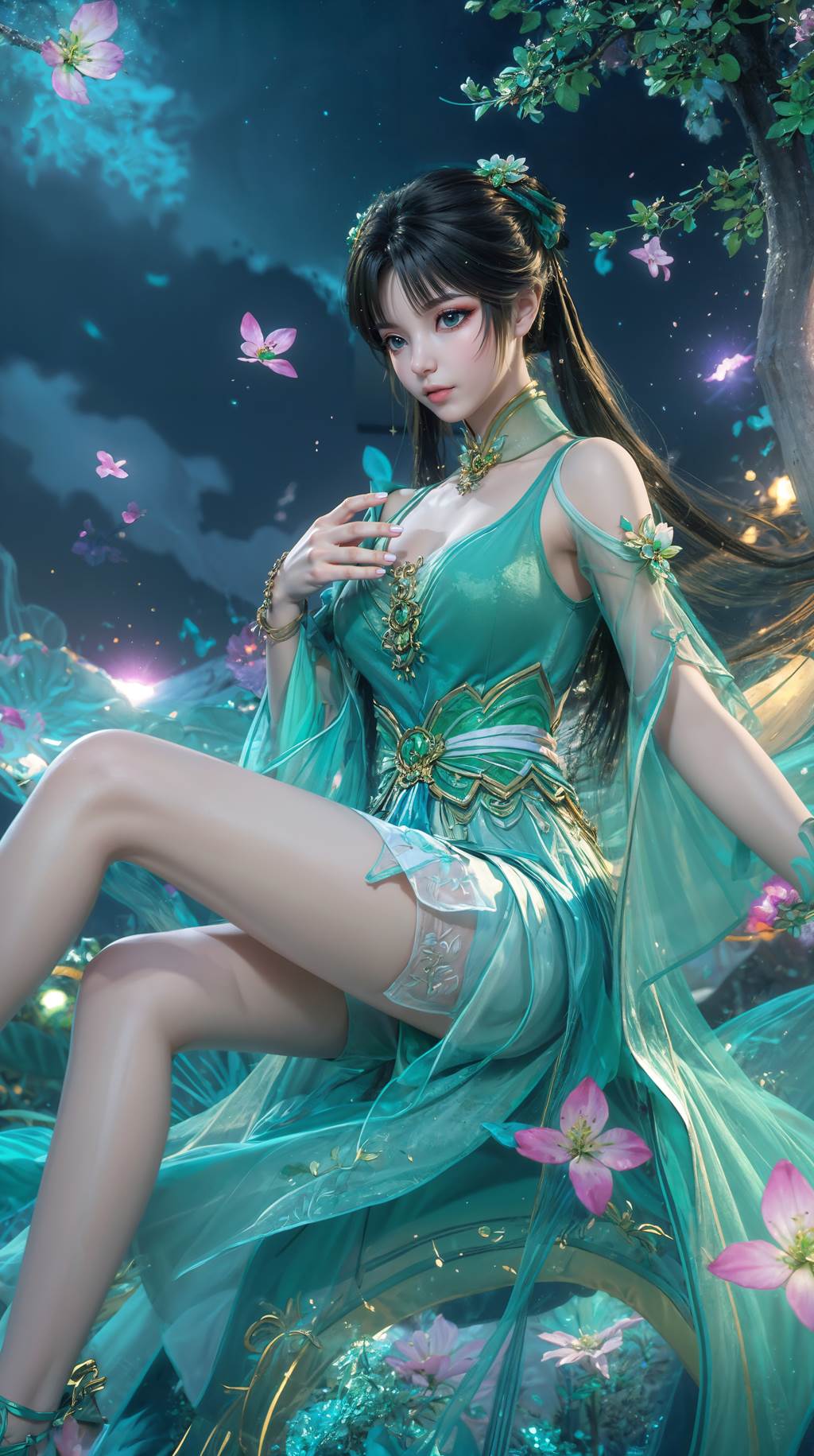 图片[8]-精选AI绘画 758 诛仙-碧瑶[24P]-草丛看图