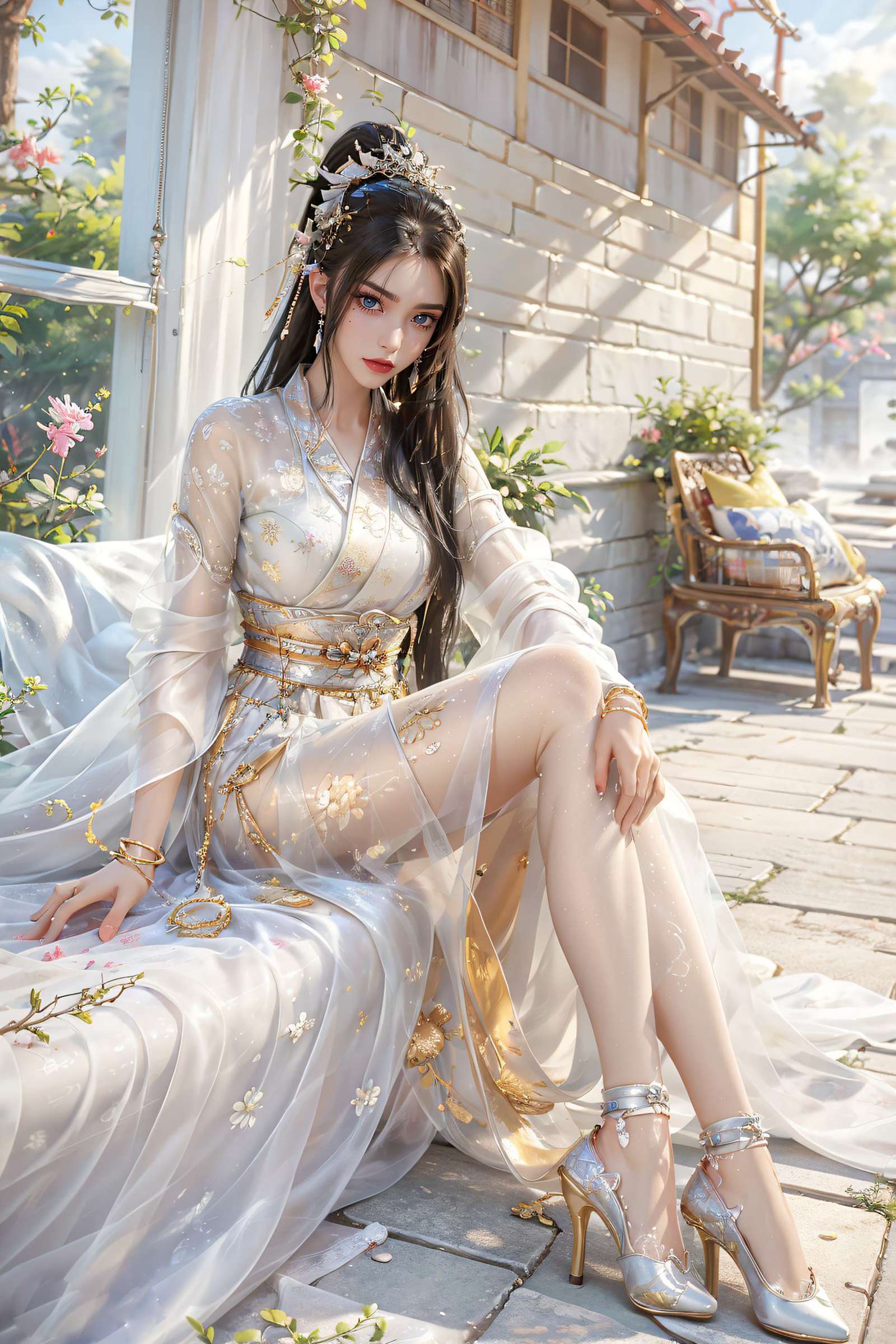 图片[5]-精选AI绘画 313 方清雪[22P]-草丛看图