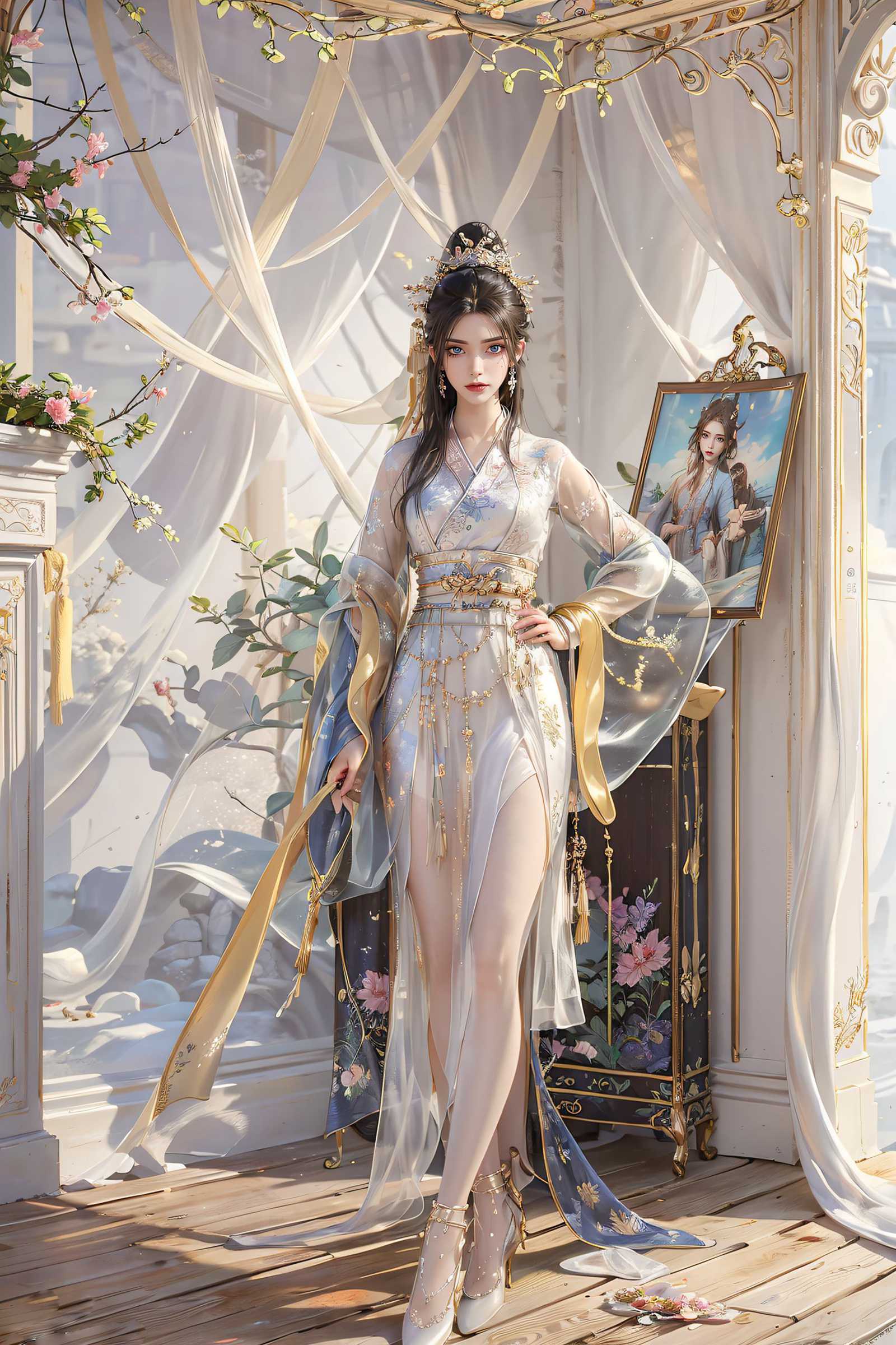 图片[1]-精选AI绘画 313 方清雪[22P]-草丛看图