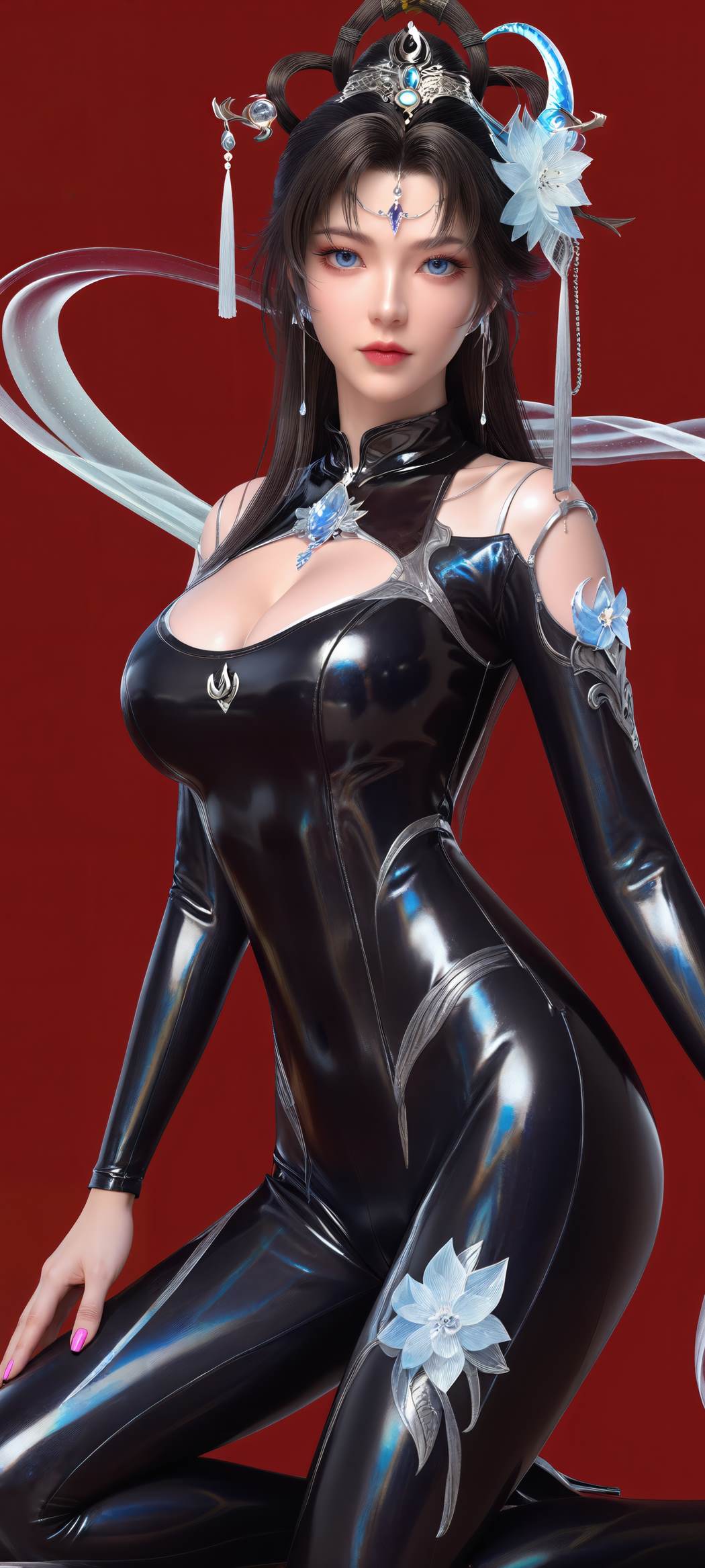 图片[2]-精选AI绘画 728 邀月 [84P]-草丛看图