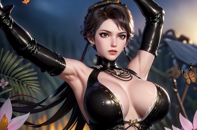 精选AI绘画 674 斗罗大陆-朱竹云[27P]-草丛看图