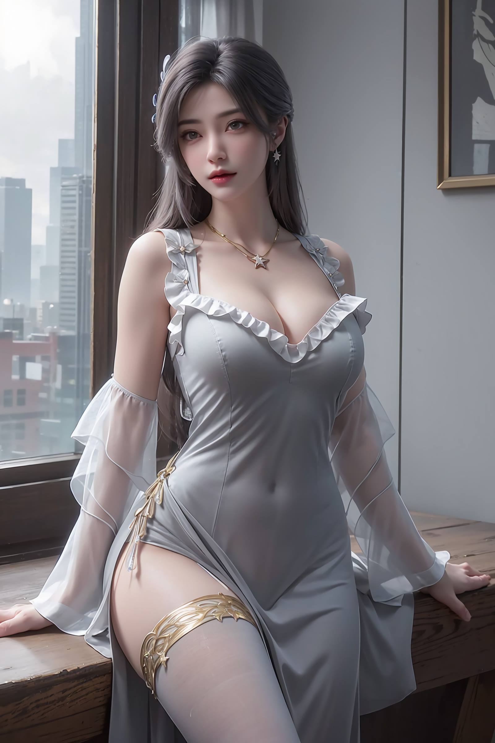 图片[3]-精选AI绘画 083 完美世界-云曦黑丝 [117P]-草丛看图