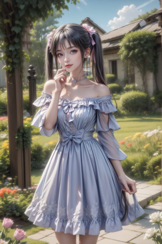 精选AI绘画 267 碧瑶罗莉[31P]-草丛看图