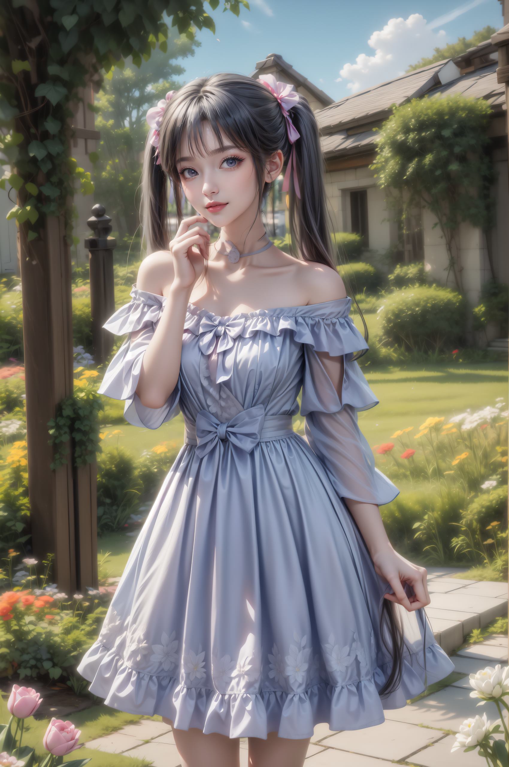 图片[1]-精选AI绘画 267 碧瑶罗莉[31P]-草丛看图